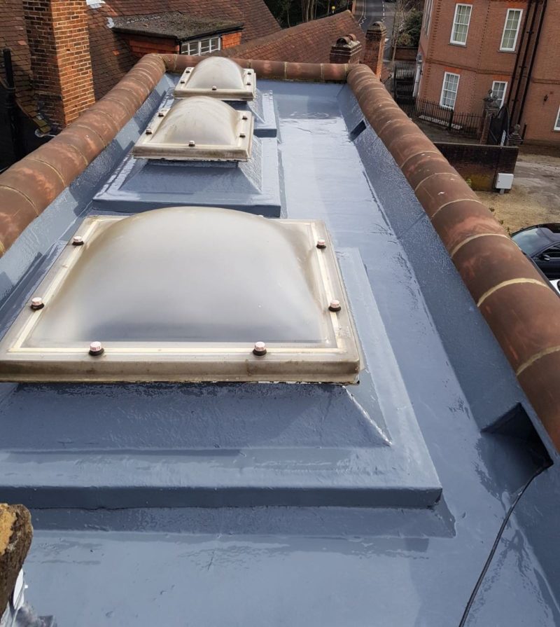 Fibreglass roofing for flat roofs South London & Surrey services